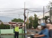 Polsek Kediri Jaga Kelancaran Aktivitas Masyarakat, Atur Lalu Lintas Sore Hari