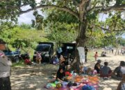 Polsek Sekotong Amankan Ribuan Wisatawan di 10 Obyek Wisata Pasca Lebaran Ketupat