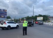 Ciptakan Rasa Aman dan Nyaman, Satlantas Lombok Barat Gelar Patroli Antisipasi 3C di Bypass BIL