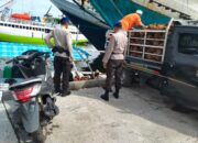 Personel Polair Polres Bima Kota laksanakan Pengawasan dan Himbauan di Pelabuhan Laut Bima