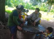 Kunjungi Warga Binaan, Bhabinkamtibmas Sugian Beri Imbauan Kamtibmas