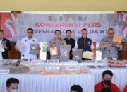 Polda NTB Ungkap 23 Kasus Narkoba dalam Satu Bulan