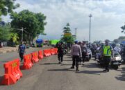 Lakukan Pemantauan Arus Mudik Lebaran, Personel Pos Pelayanan Kayangan Imbau Perhatikan Keselamatan