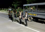 Gabungan TNI dan Polri Lakukan Patroli KRYD untuk Menjaga Situasi Kondusif