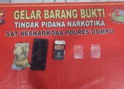 Di Tanjakan Larema Simpasai Tim Opsnal Polres Dompu Sergap Pengedar Shabu