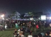 Polsek Maluk Nobar Semi Final AFC U 23 Bersama Masyarakat