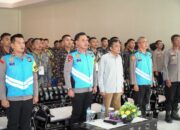 Polres Loteng Ikuti Kegiatan Pengambilan Sumpah Dan Penandatanganan Fakta Integritas Penerimaan Polri T.A. 2024.