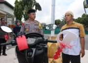Polres Loteng Kembalikan Motor Curian Kepada Pemiliknya.