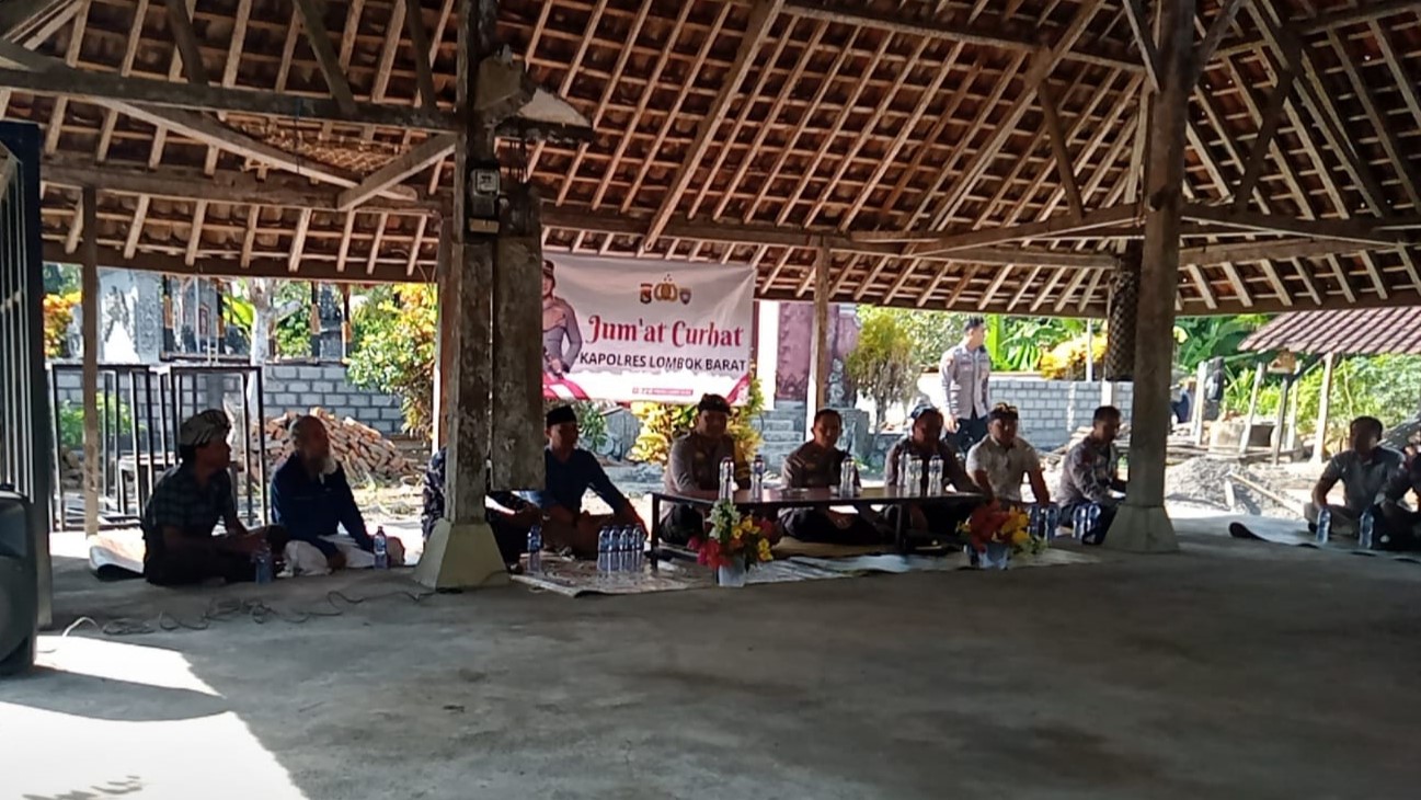 Kapolres Lombok Barat AKBP Bagus Nyoman Gede Junaedi Turun Langsung ke Masyarakat