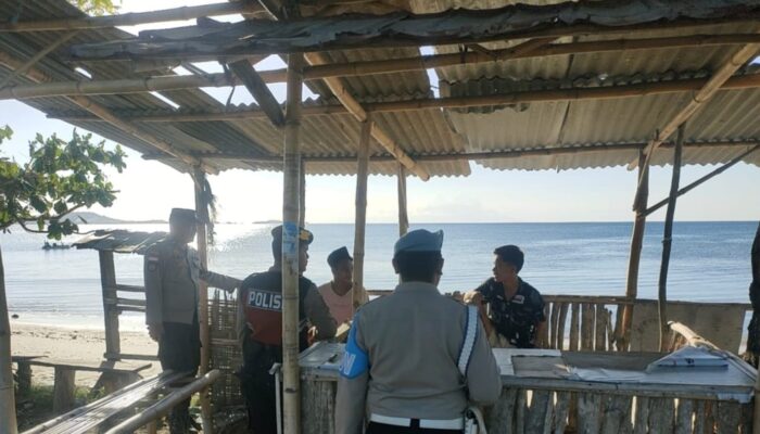 Siap Amankan World Water Forum, Polsek Sekotong Sinergi dengan Masyarakat