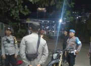 Patroli KRYD Polsek Gerung Menyisir Objek Vital dan Pertokoan, Pastikan Keamanan Wilayah