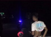 Jaga Kamtibmas, Patroli Presisi Polres Lombok Barat Sweeping Jalanan Malam Hari