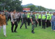 Apel Gabungan Kunker Presiden RI, Polres Sumbawa Barat Siapkan Pengamanan