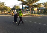Personil Sat Lantas Gelar Giat Pengaturan Rawan Pagi di Sejumlah Titik