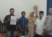 Bhabinkamtibmas Desa Lampok Bersinergi Tiga Pilar Selesaikan Warga yang Bertikai dengan Perdamaian