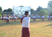 Guna Menjaga Kebugaran Tubuh, Personel Polres Sumbawa Barat Laksanakan Olahraga Pagi