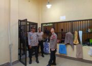 Wakapolres Sumbawa Cek dan Periksa Ruang Tahanan
