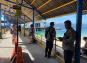 Polsubsektor Gili indah monitoring dan berikan pengamanan di pelabuhan