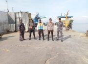 Unit Pam Obvit Sat Samapta Polres Bima Kota Laksanakan Patroli di Pelabuhan Laut Bima