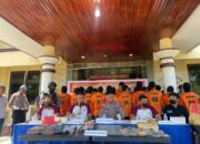 Ungkap 15 Kasus Narkotika kurun Maret hingga Mei, Polres Bima Sita 146,56 dan Uang Tunai Lebih Dari Rp. 240. 800.000