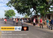 Berikan Pengamanan di Wilayah Hukumnya, Anggota Polsek Bayan Gelar Rawan Pagi