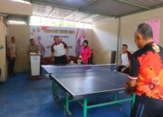 Memperingati Hari Bhayangkara Ke-78 Kapolres Lombok Utara Buka Turnamen Tenis Meja Polsek Bayan CUP II Di Bayan. 