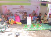 Sambut Hut Bhayangkara ke – 78 Kapolres Lombok Utara. resmikan Bedah Rumah