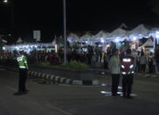 320 personil Gabungan Polres Sumbawa Barat, Sat Pol PP dan Dinas Perhubungan Lakukan Pam MTQ ke XXX tingkat Provinsi Berjalan dengan Aman