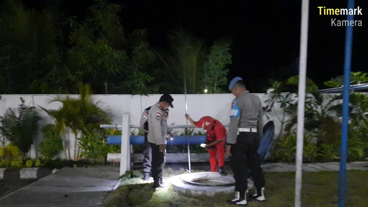 Patroli Blue Light Polsek Sekotong Jaga Keamanan Objek Vital