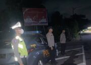 Cegah Kejahatan Jalanan, Polsek Kediri Tingkatkan Patroli Malam