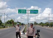 Patroli Polsek Labuapi Ciptakan Situasi Arus Lalu Lintas Lancar dan Kondusif di Jalur By Pass BIL II