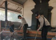 Sambut Hari Bhayangkara, Polsek Kediri Gelar Bakti Sosial Religi di Pura Penataran Jagaraga