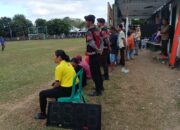 Amankan Turnamen Sepak Bola, Polres Sumbawa Barat Turunkan Personel Sat Samapta dan Polsek Taliwang