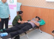 Sambut Hari Bhayangkara ke-78, Polres Sumbawa Barat Gelar Donor Darah