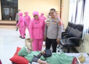 Peringati Hari Bhayangkara Ke-78, Polres Sumbawa Gelar Bakti Kesehatan Donor Darah