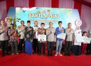 SSDM Polri Gelar Bakti Sosial Dalam Rangka Hari Bhayangkara ke-78 di Lahan Pusat Pembinaan SDM UNGGUL Polri