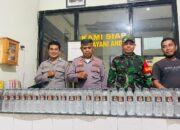 Pangkas Biang Kerok Keresahan Masyarakat, Polsek Bolo Amankan 95 Botol Miras Jenis Arak Bali
