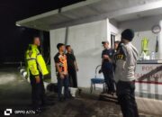 Patroli Rutin Polres Pantau Obyek Vital Pada Malam Hari Cegah Aksi Kriminalitas.