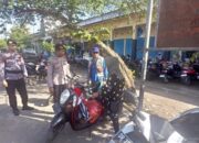 Patroli Rutin Polsek Kopang Sambangi Pasar Barabali.