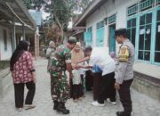 Sinergitas TNI – Polri Dukung Pelaksanaan Imunisasi Nasional Di Lombok Tengah.