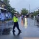 Giat Rawan Sore Polsek Batulayar Jaga Kelancaran Lalu Lintas di Senggigi