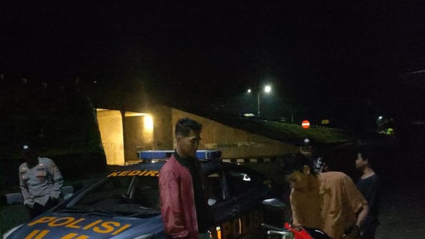 Patroli Malam Polsek Kediri Jaga Keamanan BIL I dan BIL II