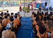 Satlantas Polres Lombok Barat Tanamkan Kesadaran Berlalu Lintas Sejak Dini di SMK 1 Gerung