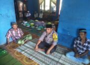 HADIRI SYUKURAN WARGA BINAANNYA,BHABINKAMTIBMAS DESA KAWANGKO SAMPAIKAN PESAN KAMTIBMAS