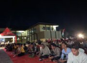 Polres Bima Gelar Nobar Wayang Kulit dalam Rangka HUT Bhayangkara ke-78 Tahun 2024
