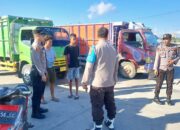 Polsek Kawasan Pelabuhan Laut Bima Patroli di Areal Dermaga Pelabuhan Laut Bima