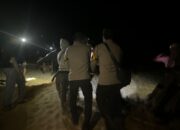 Polsek Maluk Bersama Masyarakat melakukan Pencarian Korban Hilang, Ditemukan Sudah Tak Sadarkan Diri