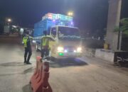 Mengamankan gerbang masuk wilayah hukum Polres Sumbawa Barat,  Polsek Kawasan Pelabuhan Laut Poto Tano laksanakan KRYD