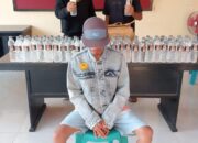 Tangkal Jual Edar Miras, Tim Opsnal Polsek Rasbar Polres Bima Kota Sita 50 Botol Arak Bali