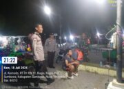 Sinergitas TNI-POLRI, Polsek dan Koramil Sumbawa Gelar Patroli Malam Bersama